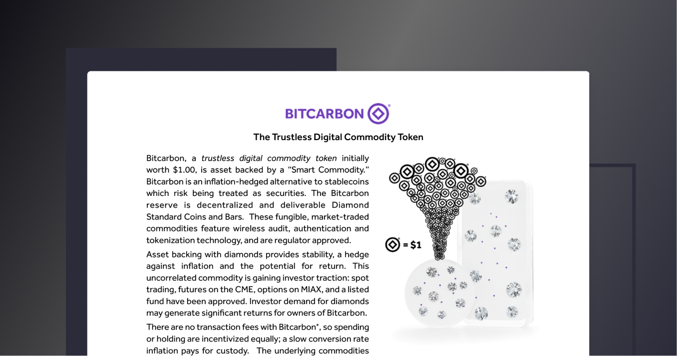 Bitcarbon Overview